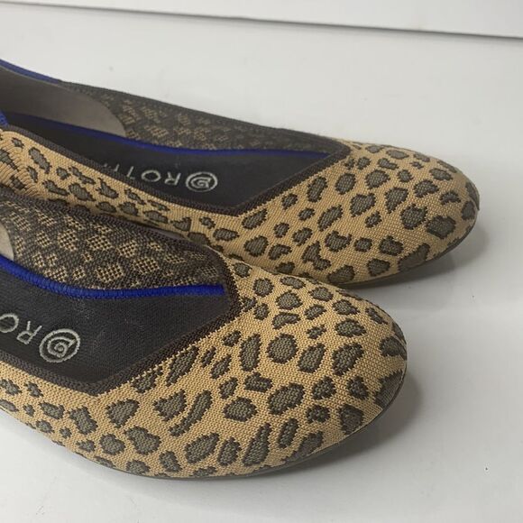 Rothy’s Retired leopard print round toe flats - Picture 6 of 7